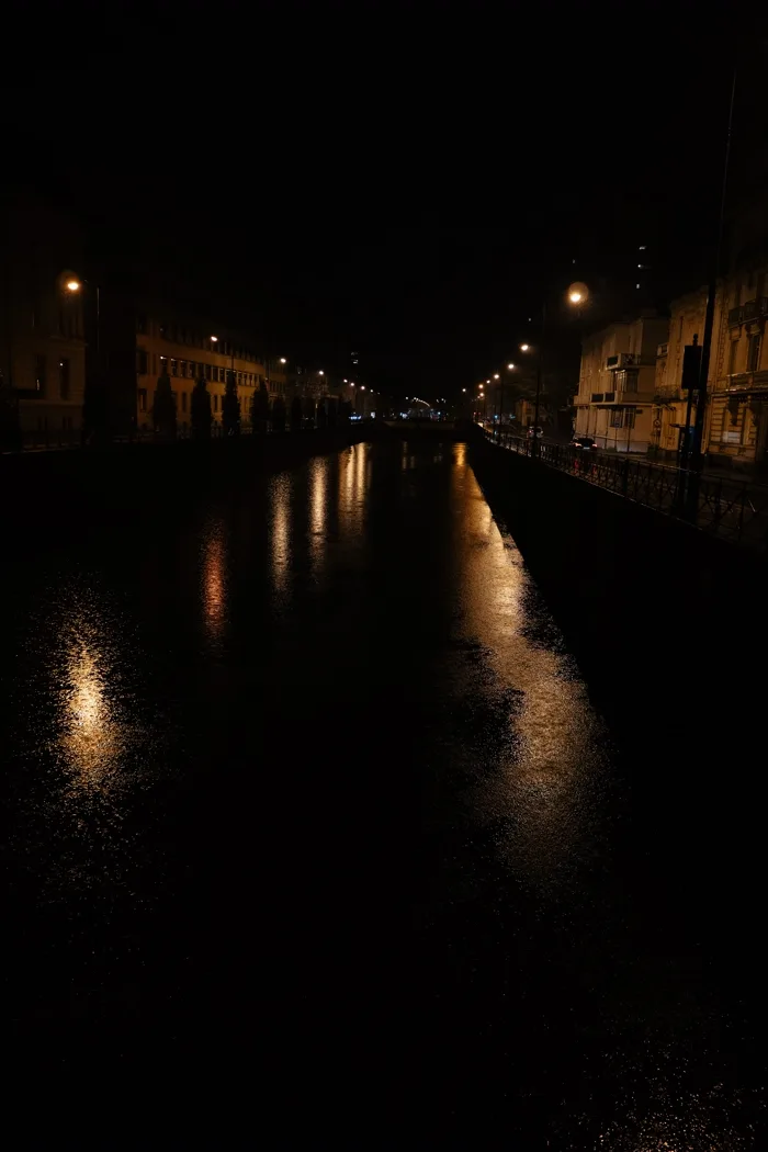 Night photography crossroads